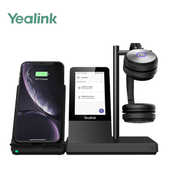 Yealink WH66 Microsoft Teams Dual/Mono UC Workstation DECT Wireless Headset - Hub of Technology