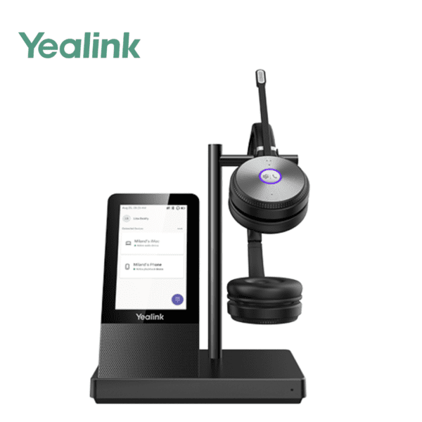 Yealink WH66 Microsoft Teams Dual/Mono UC Workstation DECT Wireless Headset - Hub of Technology