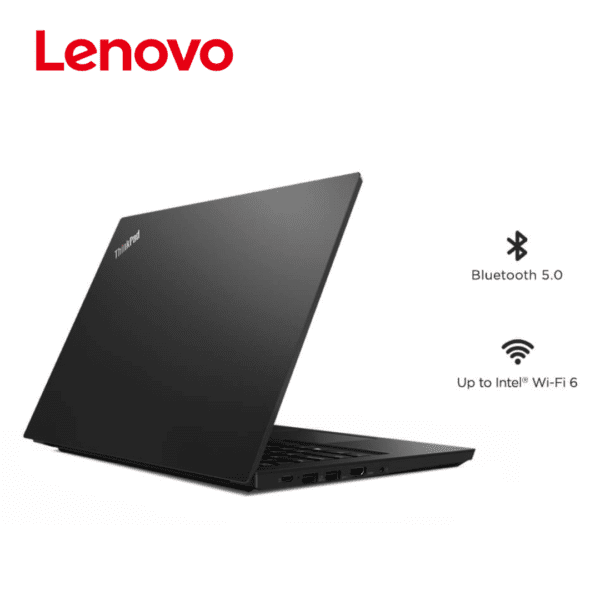 Lenovo E14, i5-1135G7,8GB DDR4,256GB SSD M.2 2242 NVMe,Integrated,14.0" FHD IPS,No OS, Intel AX201 2x2AX+BT, Y-FPR,HW-TPM 2.0,720p HD Cam, 3 Cell 45Whr,65W USB-C UK,KYB Arabic,1 Year Carry-in, BLACK - Hub of Technology