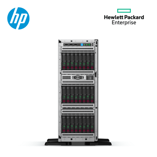 HPE ProLiant ML350 Gen10 Tower Intel Xeon-S 4208, 16GB (1 x 16GB) PC4-2933Y-R DDR4 RDIMM 4 x Hot Plug 3.5in Dynamic Smart Array E208i-a SAS 500W 3yr Next Business Day Warranty - Hub of Technology