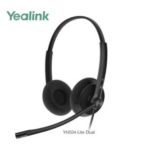 Yealink YHS34 & YHS34 Lite Dual / Mono Wired Headset with QD to RJ Port - Hub of Technology