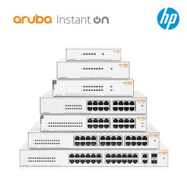 HP Aruba Instant On 1430 8G Class4 PoE 64W Switch (R8R46A) Network Switches - Hub of Technology