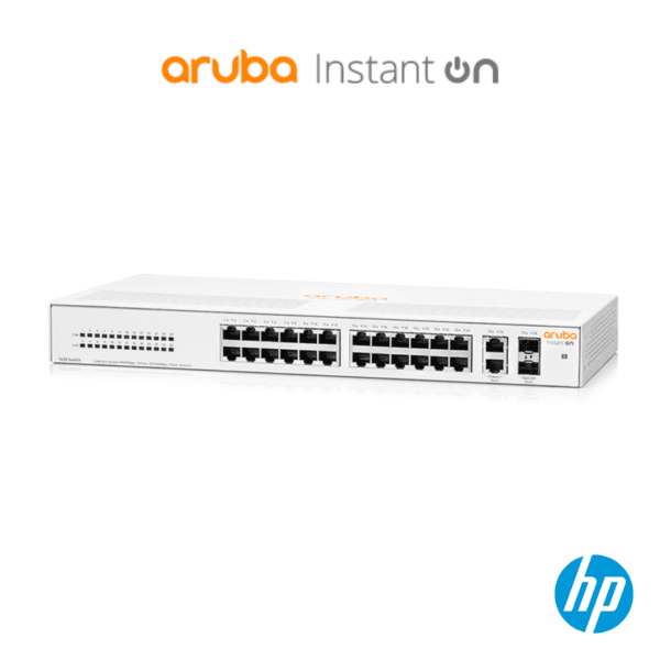 HP Aruba Instant On 1430 26G 2SFP Switch (R8R50A) Network Switches - Hub of Technology